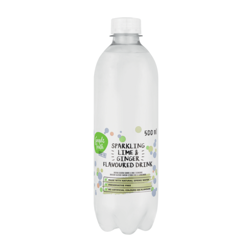Simple Truth Lime & Ginger Flavoured Sparkling Drink 500ml