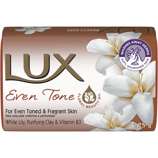 Lux Even Tone Cleansing Bar Soap 175g