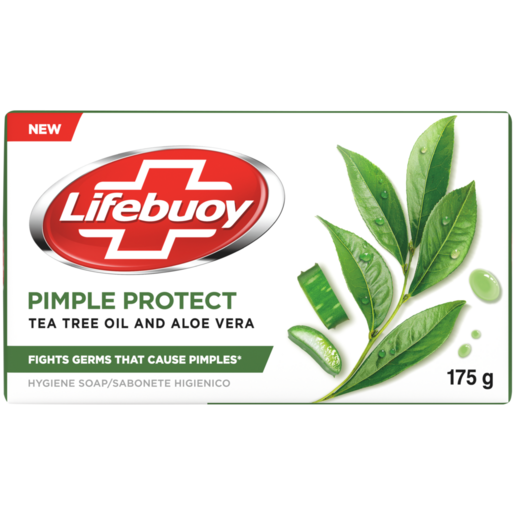 Lifebuoy Tea Tree Oil and Aloe Vera Hygiene Bar Soap 175g 