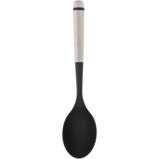 Fina Nylon Solid Spoon With Stainless Steel Handle