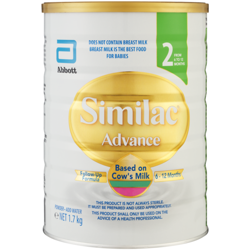 Similac Advance 2 Follow-On Formula 6-12 Months 1.7kg