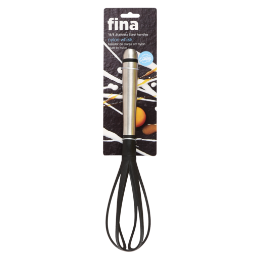 Fina Stainless Steel Handle Nylon Whisk