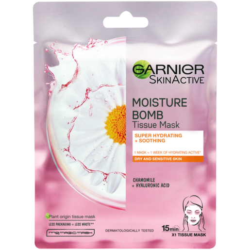 Garnier SkinActive Moisture Bomb Tissue Mask With Chamomile Extract