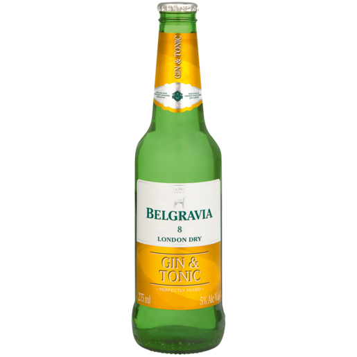 Belgravia London Dry Gin & Tonic Bottle 275ml