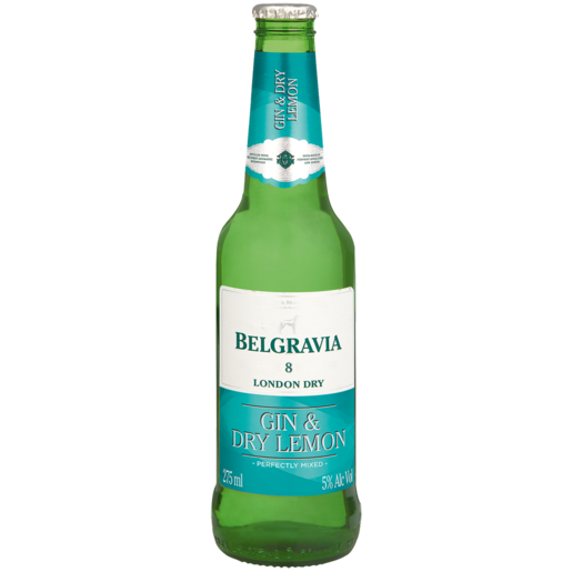 Belgravia Special Edition Gin & Dry Lemon Bottle 275ml