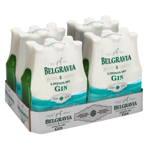 Belgravia Gin & Dry Lemon Bottles 24 x 275ml