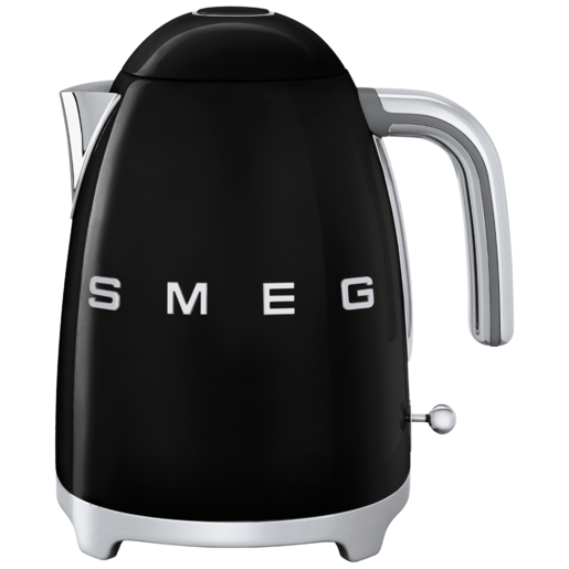 Smeg 50's Style Glossy Black Electric Kettle 1.7L