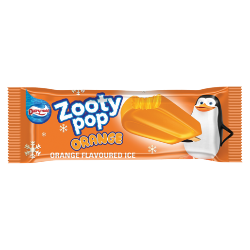Dairymaid Zooty Pop Orange Flavoured Ice Cream Stick 40ml