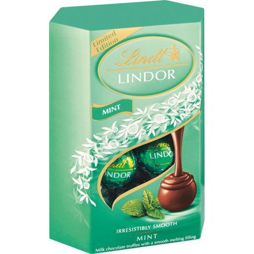 Lindt Mint Chocolate Cornet Box 200g