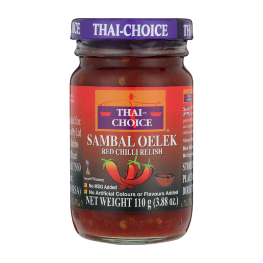 Thai-Choice Red Chilli Relish Paste 110g