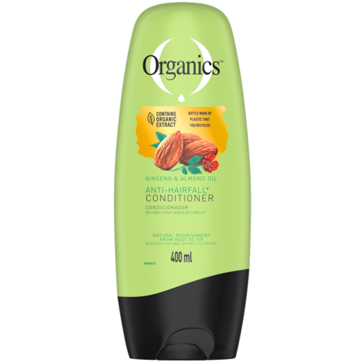 Organics Ginseng & Almond Oil Anti-Hairfall Conditioner 400ml
