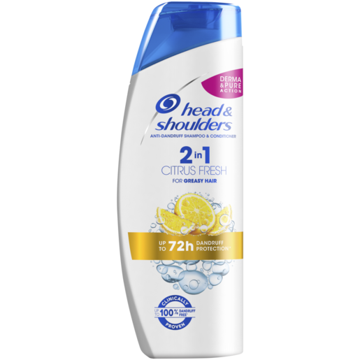 Head & Shoulders 2-In-1 Citrus Fresh Anti-Dandruff Shampoo & Conditioner 400ml