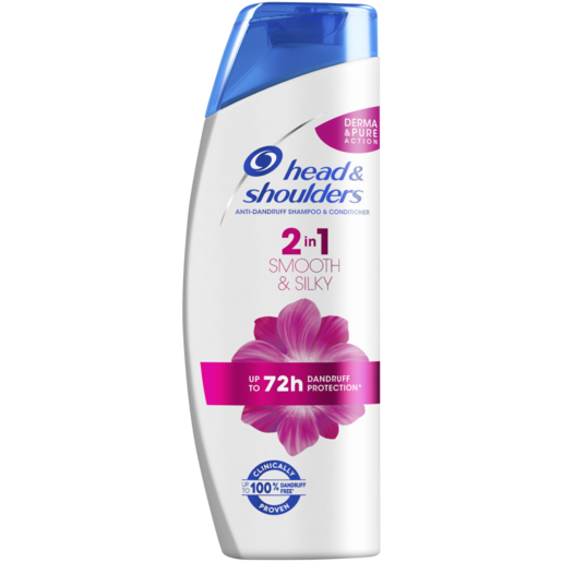 Head & Shoulders 2-In-1 Smooth & Silky Anti-Dandruff Shampoo & Conditioner 400ml