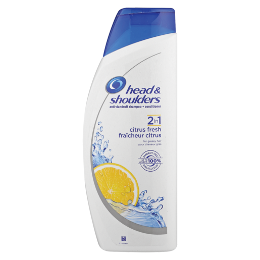 Head & Shoulders 2-In-1 Citrus Fresh Shampoo 600ml
