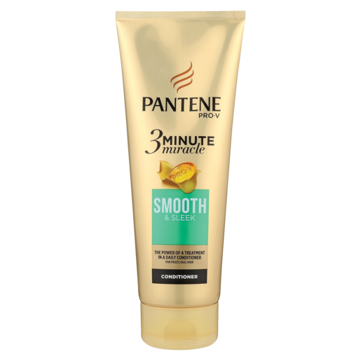 Pantene 3 Minute Miracle Smooth & Sleek Conditioner 200ml