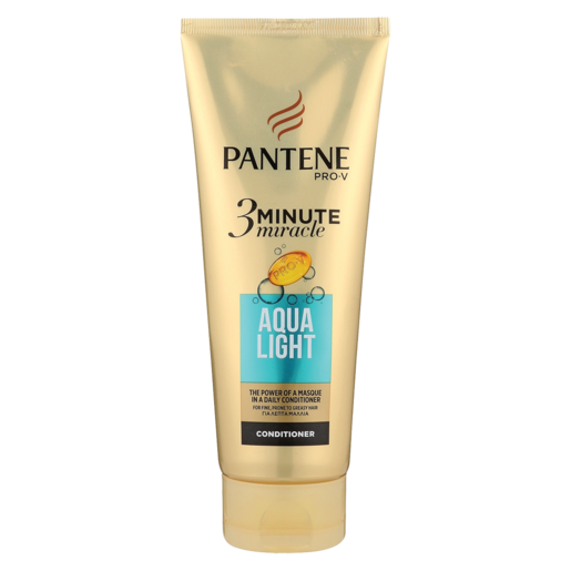 Pantene 3 Minute Miracle Aqualight Conditioner 200ml
