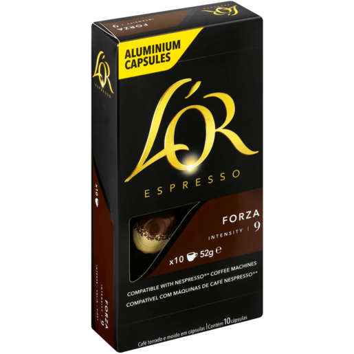 20 Forza Coffee Capsules compatible with Nespresso - L'OR Espresso