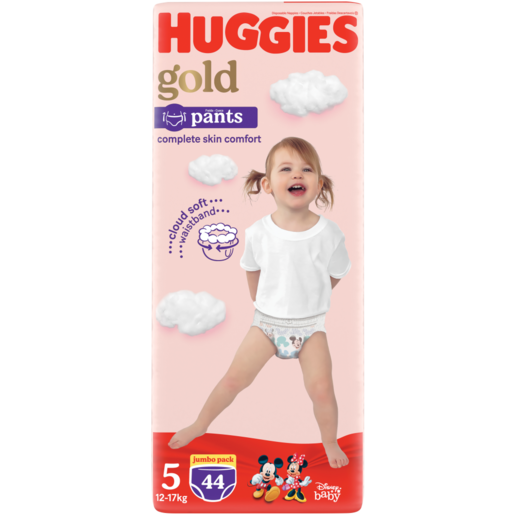 Huggies Gold Size 5 Diaper Pants 44 Pack, Potty Training & Pull Up Nappies, Nappies, Baby