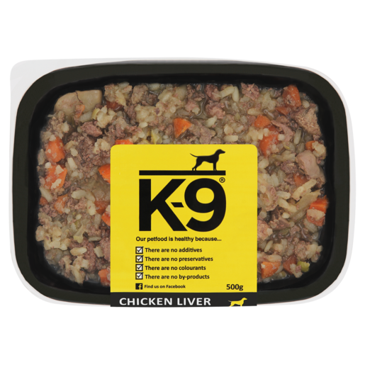 K-9 Chicken Liver Dog Food 500g