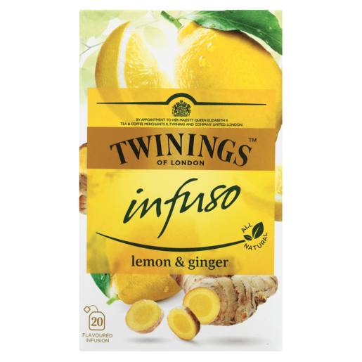 Twinings Infuso Lemon & Ginger Flavoured Camomile Tea 20 Pack