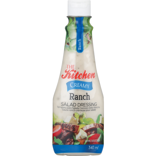 The Kitchen Creamy Ranch Salad Dressing 340ml