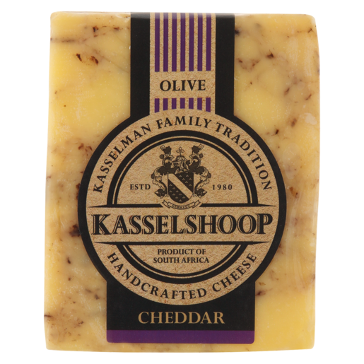 Kasselshoop Olive Cheddar Cheese Pack 200g