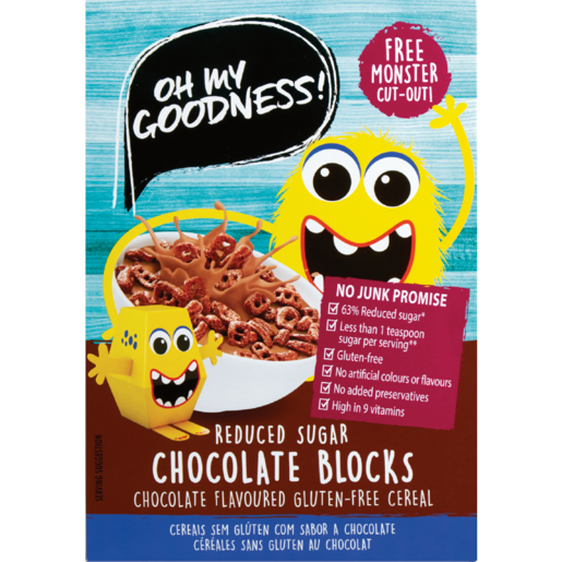 Oh My Goodness! Chocolate Cereal Blocks 350g
