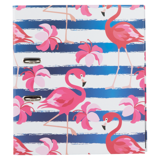 Flamingo Leverarch File (Print May Vary)