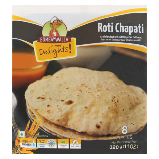 Bombaywalla Frozen Roti Chapati 320g