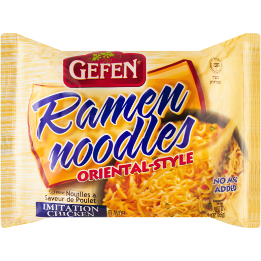 Gefen Oriental Style Imitation Chicken Flavoured Instant Ramen Noodles Pack 85g