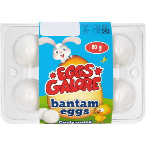 Eggs Galore Candy Coated Milk Chocolate Bantam Eggs 80g