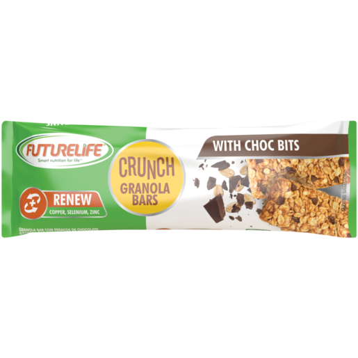 Futurelife Renew Crunch With Choc Bits Granola Bar 40g
