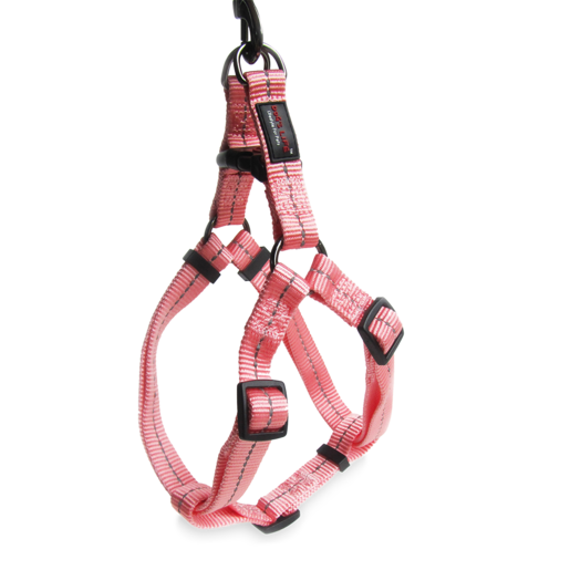 Dog's Life Pink Supersoft Reflective Webbing Step In Harness (Medium)