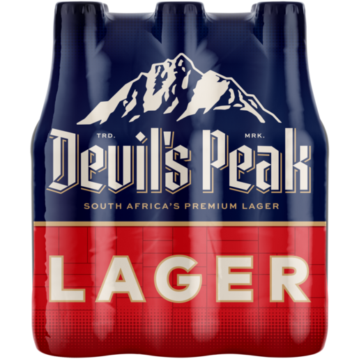 Devil's Peak Lager Bottles 6 x 330ml 