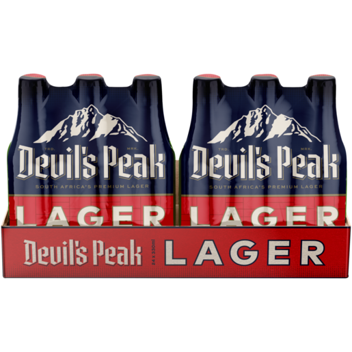 Devil's Peak Lager Bottles 24 x 330ml 