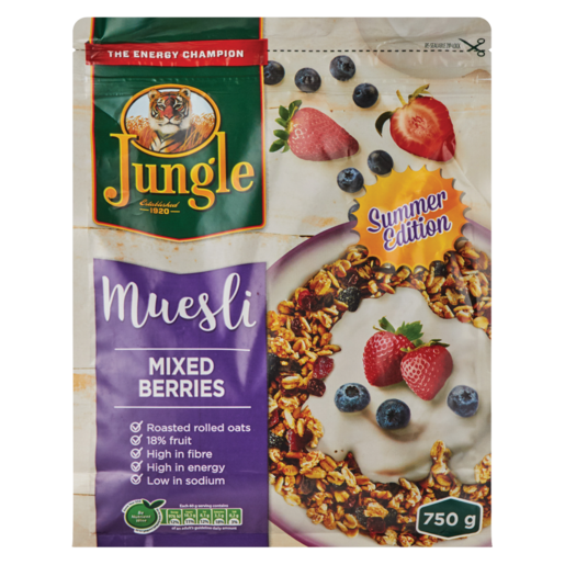Jungle Mixed Berries Muesli 750g