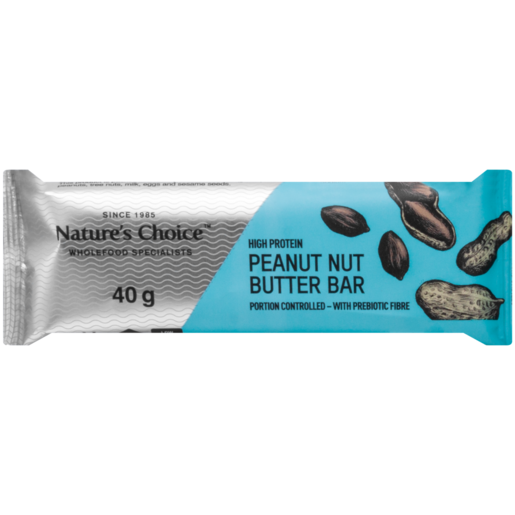 Nature's Choice Peanut Nut Butter Snack Bar 40g