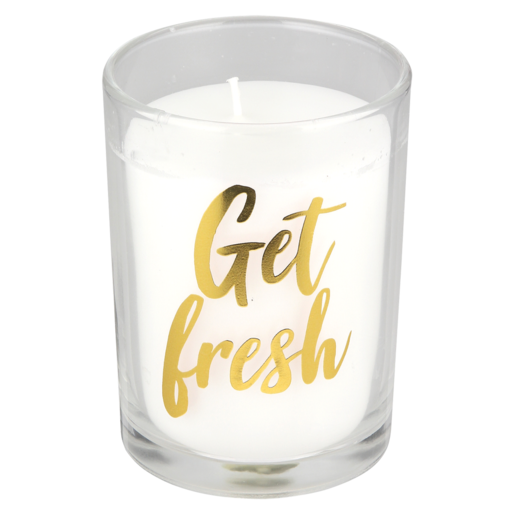 Fresh Linen Get Fresh Scented Candle Candlelight