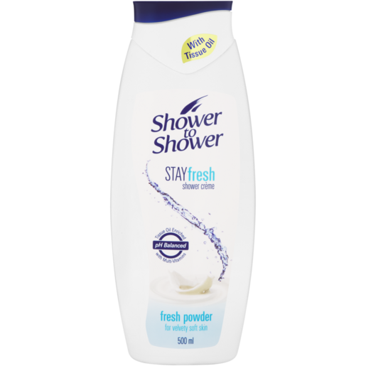 Shower to Shower StayFresh Fresh Powder Shower Crème 500ml 