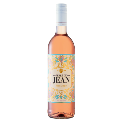 Van Loveren Perlé De Jean Pinot Grigio Rosé Wine Bottle 750ml