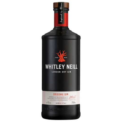 Whitley Neill Handcrafted Dry Gin Bottle 750ml