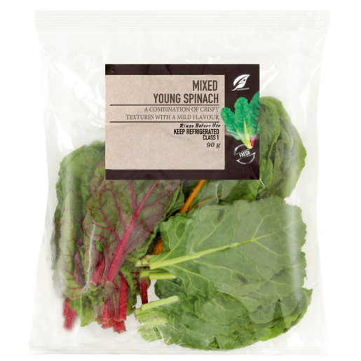 Mixed Young Spinach Bag 90g