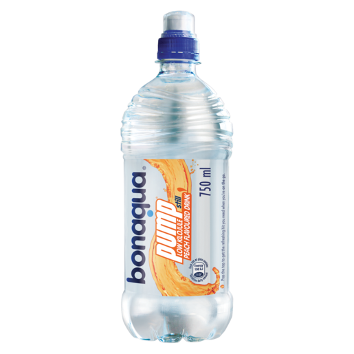 Bonaqua Pump Peach Flavoured Still Water 750ml