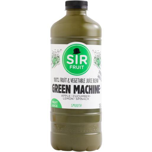 Sir Fruit Green Machine 100% Smooth Fruit & Vegetable Juice Blend 1.5L