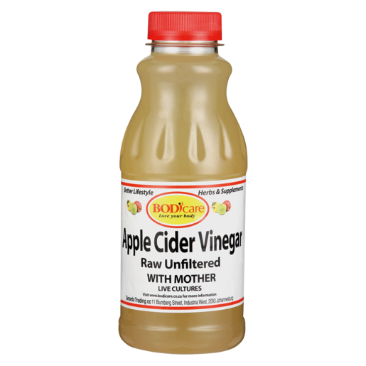 Bodicare Raw Unfiltered Apple Cider Vinegar 500ml