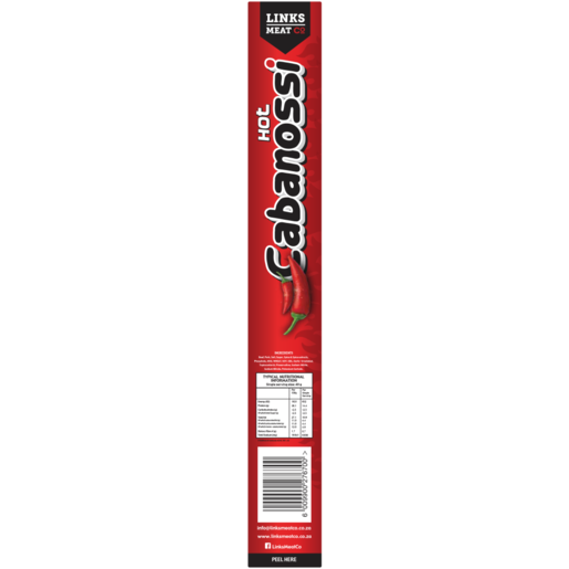 Links Meat Co Hot Cabanossi Stick 40g