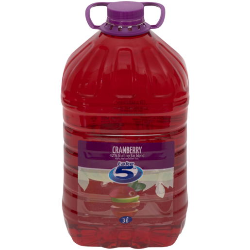 Take 5 42% Cranberry Fruit Nectar 3L