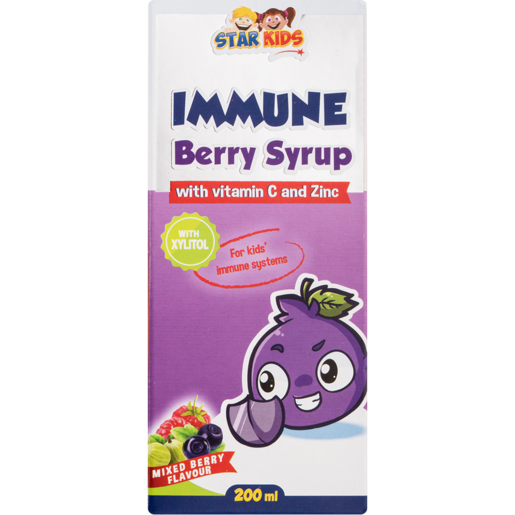 Star Kids Immune Boosting Mixed Beryy Flavoured Syrup 200ml