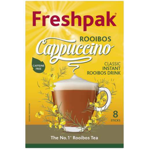 Freshpak Classic Instant Rooibos Tea Cappuccino Sachets 8 x 20g