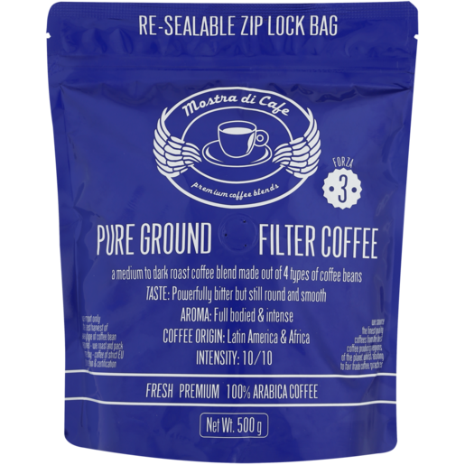 Mostra Di Cafe Froza No 3 Pure Ground Filter Coffee 500g